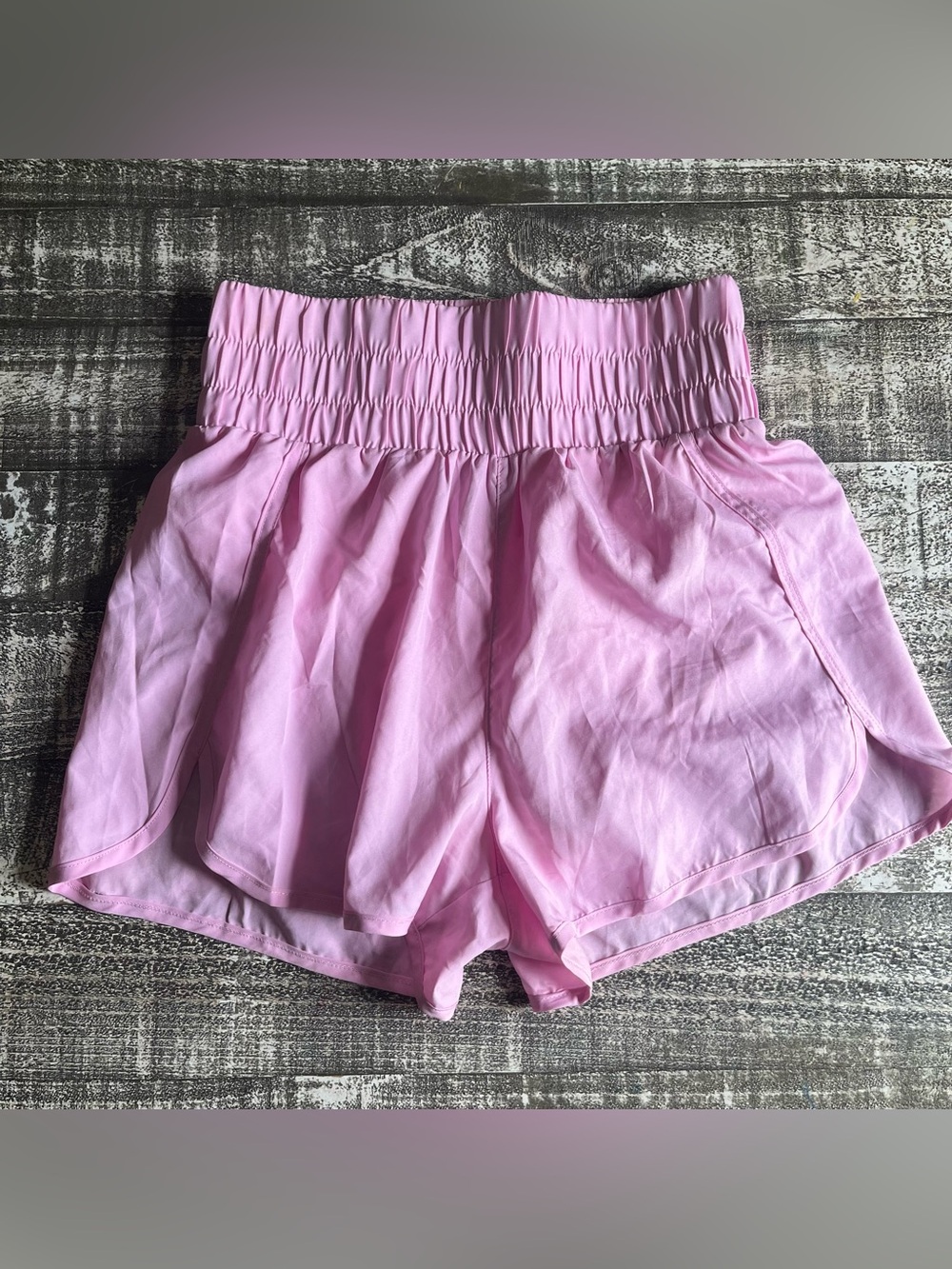 GIRLIE GIRL Pink Runnning Shorts High Waist Womens MEDIUM